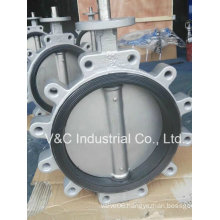 EPDM Seal Lug Type Butterfly Valve with Manual Operation